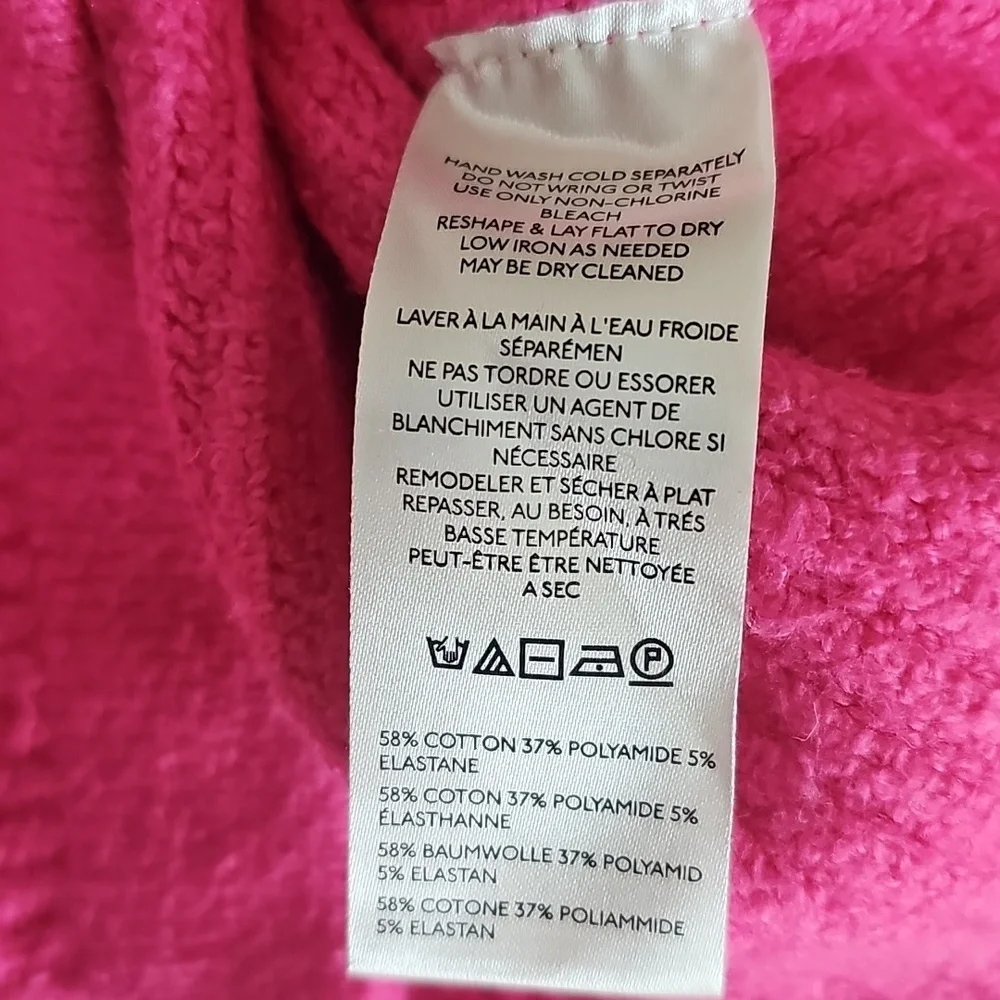 Free People Sunbeam Sweater in Hot Pink Small - Picture 5 of 6